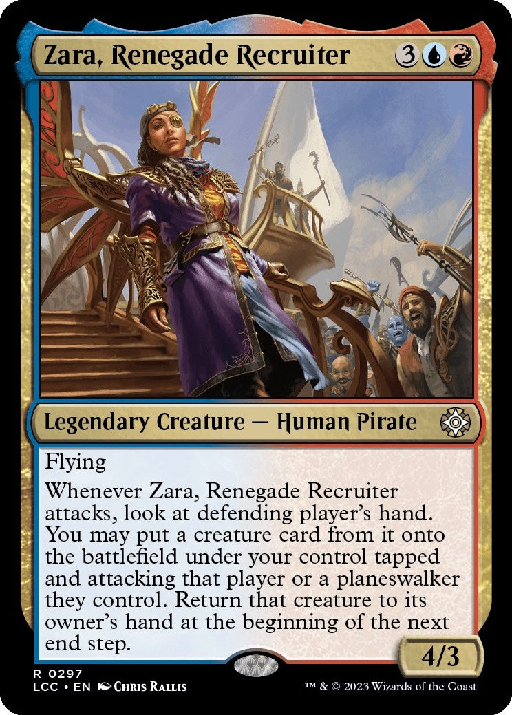 Zara, Renegade Recruiter (297) (Commander: The Lost Caverns of Ixalan)
