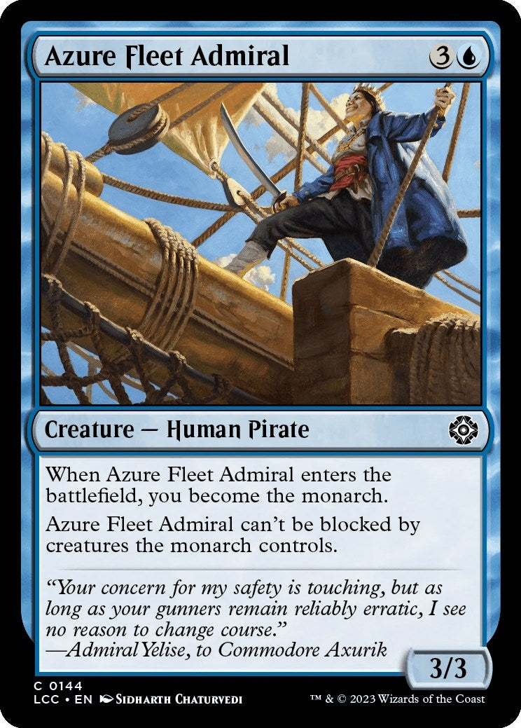 Azure Fleet Admiral (144) (Commander: The Lost Caverns of Ixalan)
