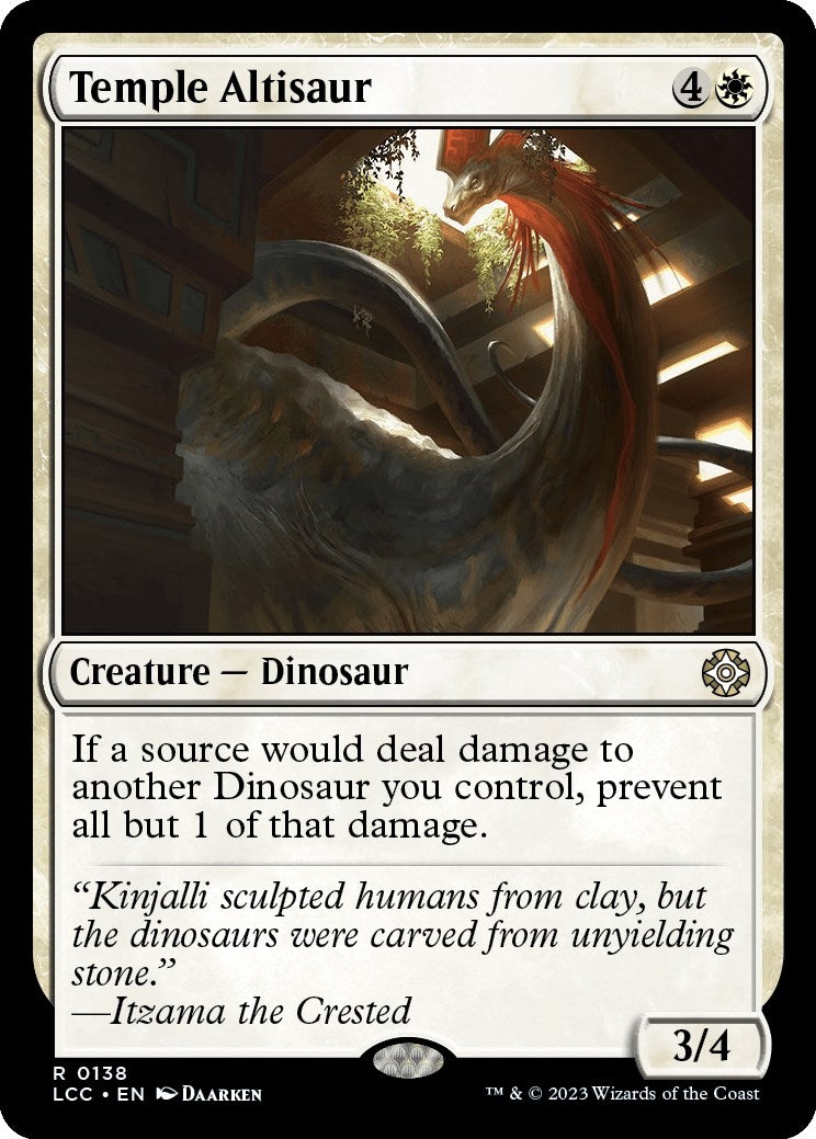 Temple Altisaur (138) (Commander: The Lost Caverns of Ixalan)
