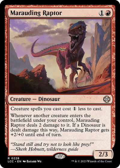 Marauding Raptor (228) (Commander: The Lost Caverns of Ixalan)