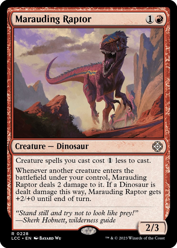 Marauding Raptor (228) (Commander: The Lost Caverns of Ixalan)