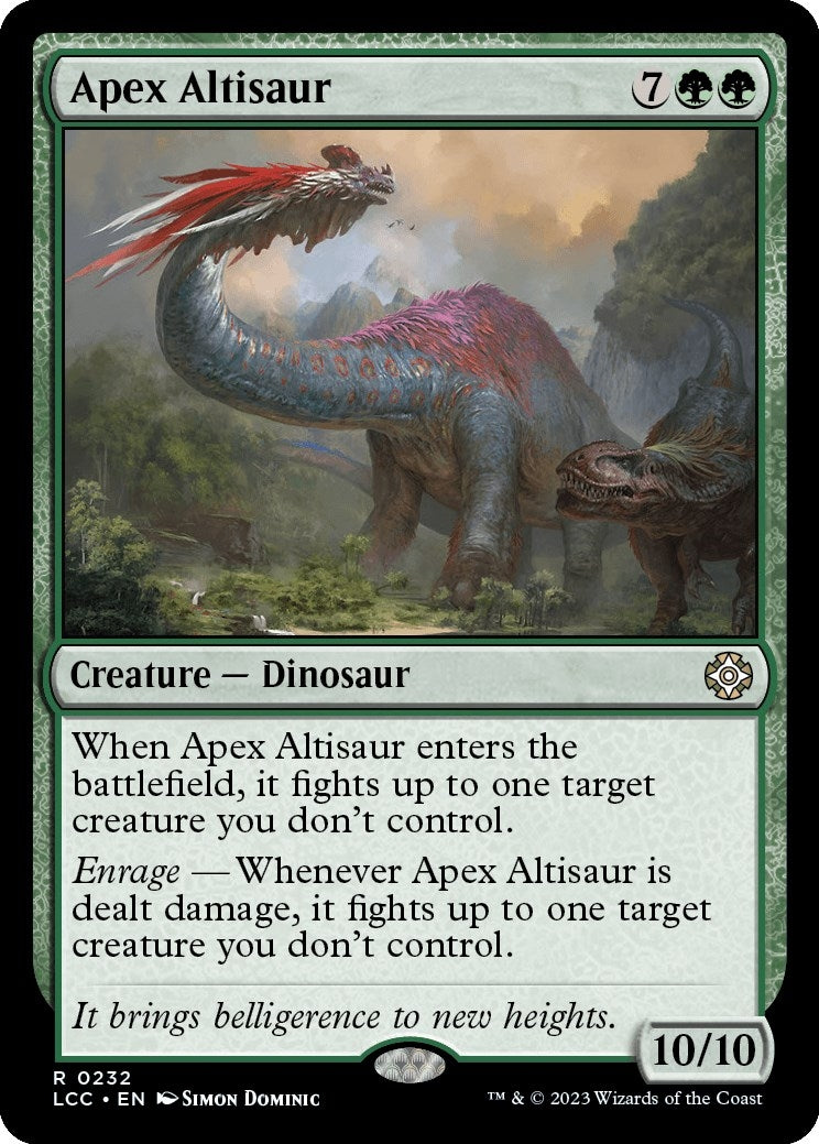 Apex Altisaur (232) (Commander: The Lost Caverns of Ixalan)