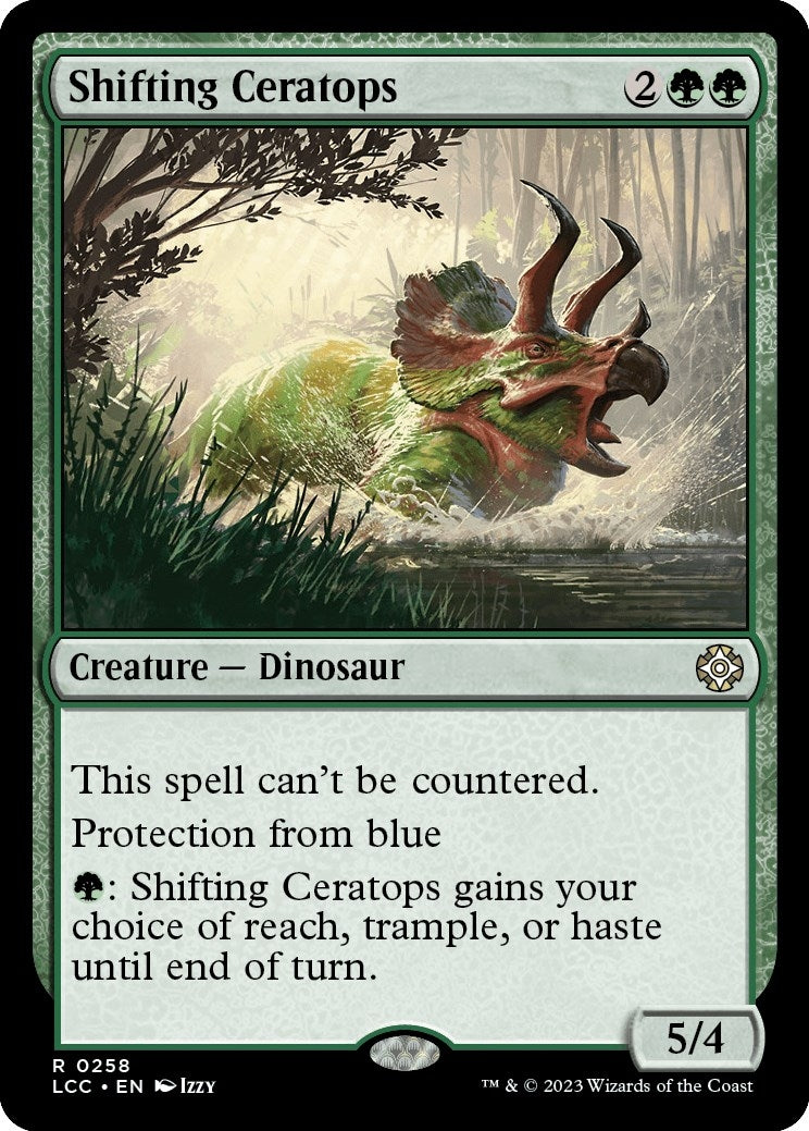 Shifting Ceratops (258) (Commander: The Lost Caverns of Ixalan)