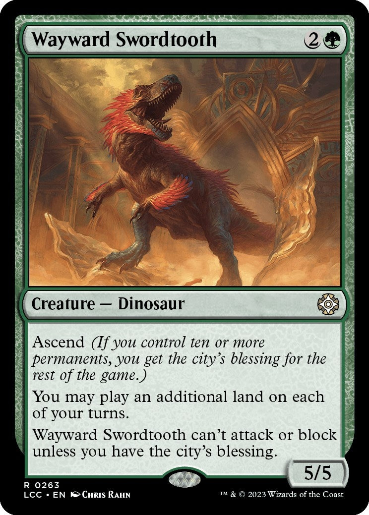 Wayward Swordtooth (263) (Commander: The Lost Caverns of Ixalan)