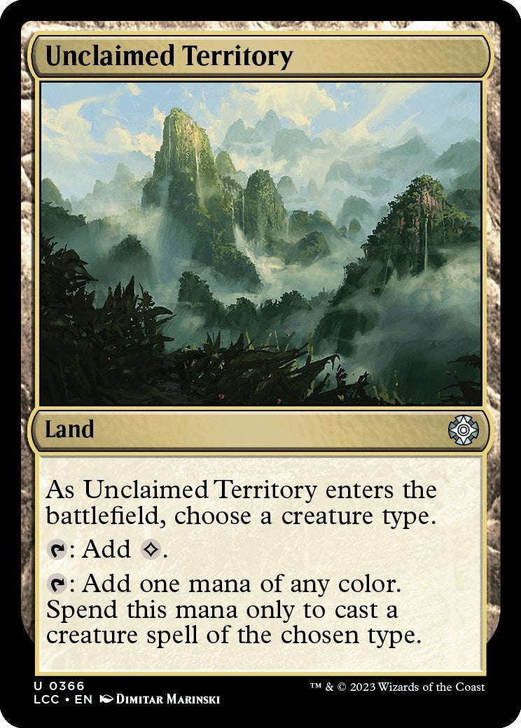 Image for Unclaimed Territory (366) - Magic: The Gathering