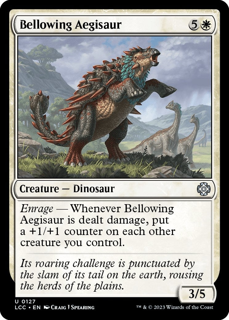 Bellowing Aegisaur (127) (Commander: The Lost Caverns of Ixalan)