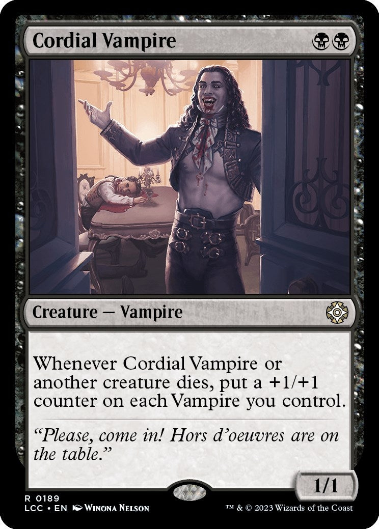 Cordial Vampire (189) (Commander: The Lost Caverns of Ixalan)