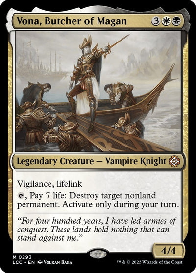 Vona, Butcher of Magan (293) (Commander: The Lost Caverns of Ixalan)