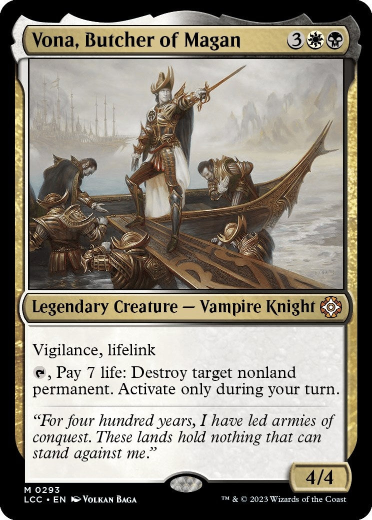 Vona, Butcher of Magan (293) (Commander: The Lost Caverns of Ixalan)