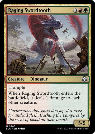 Raging Swordtooth (283) (Commander: The Lost Caverns of Ixalan)