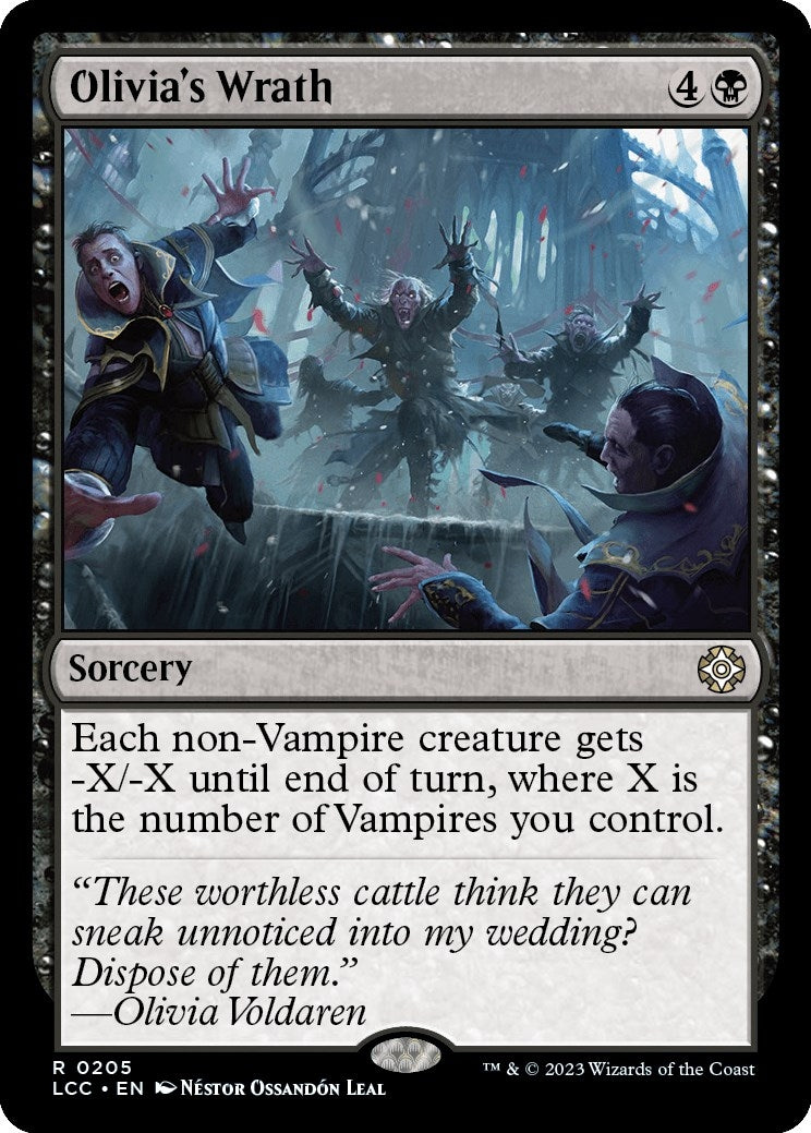 Olivia's Wrath (205) (Commander: The Lost Caverns of Ixalan)