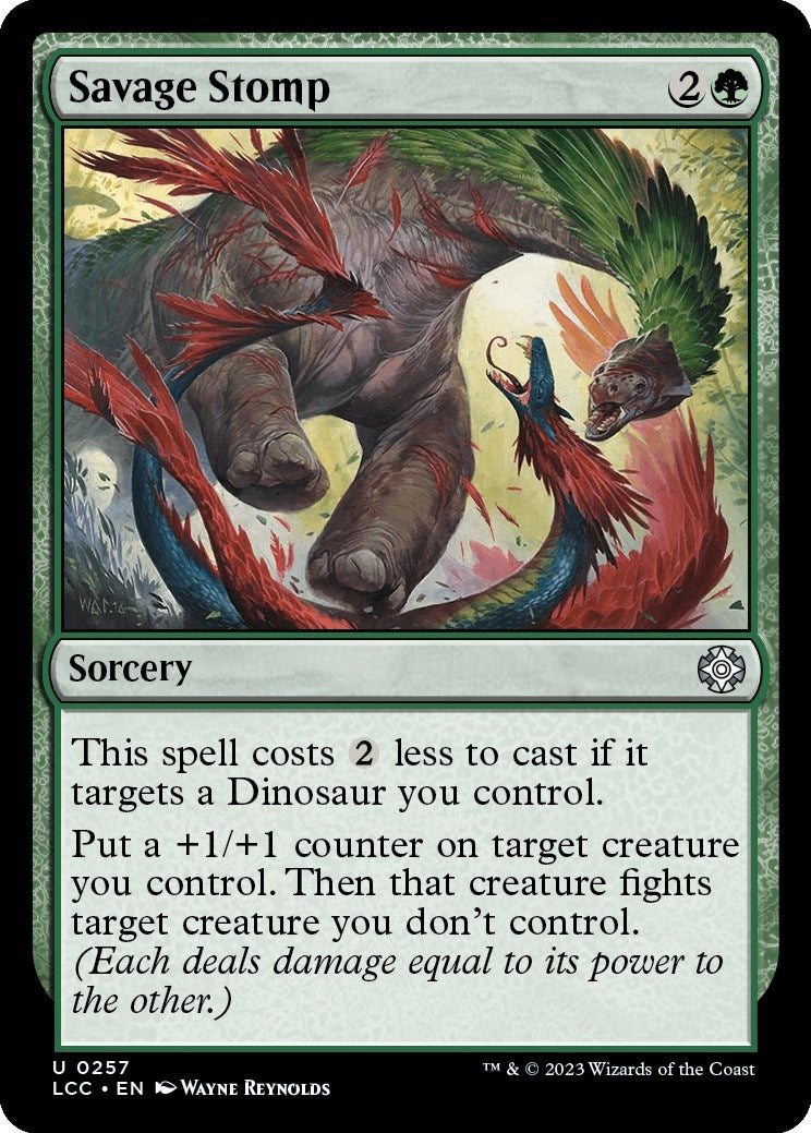 Savage Stomp (257) (Commander: The Lost Caverns of Ixalan)