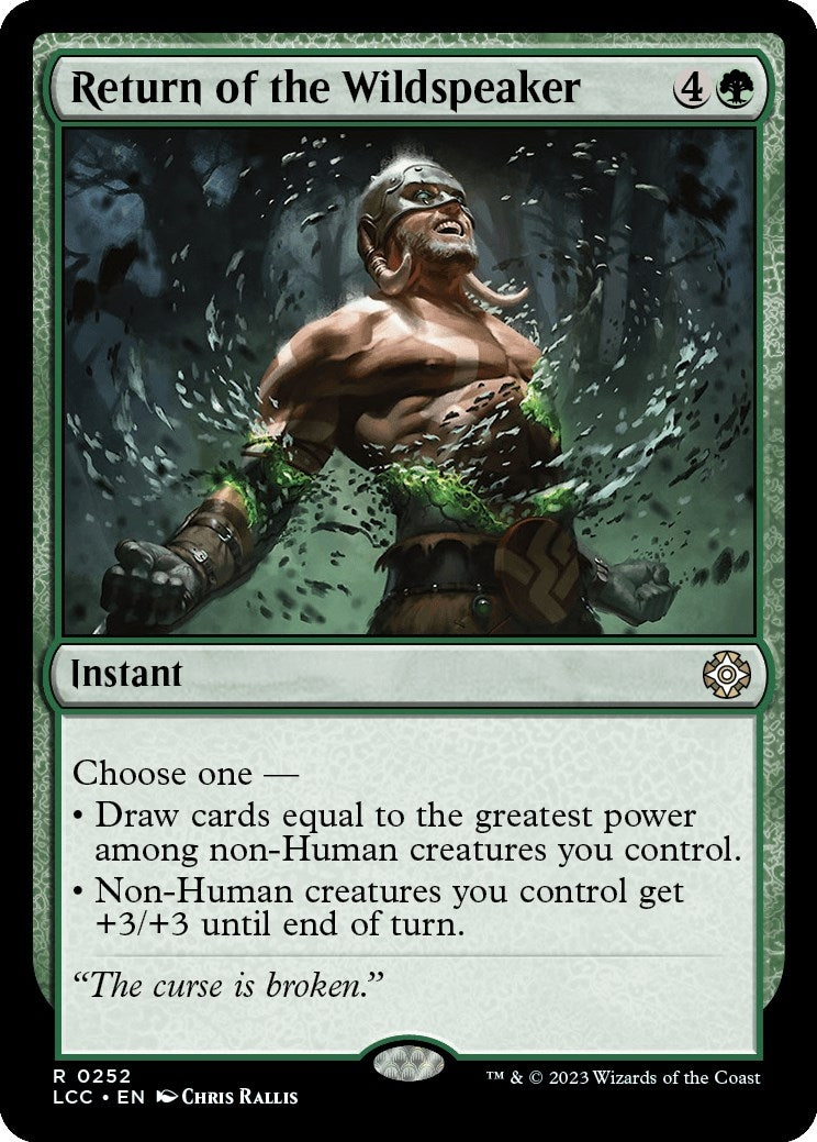 Return of the Wildspeaker (252) (Commander: The Lost Caverns of Ixalan)