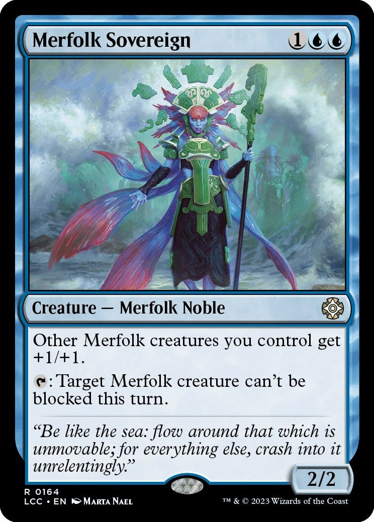 Merfolk Sovereign (164) (Commander: The Lost Caverns of Ixalan)