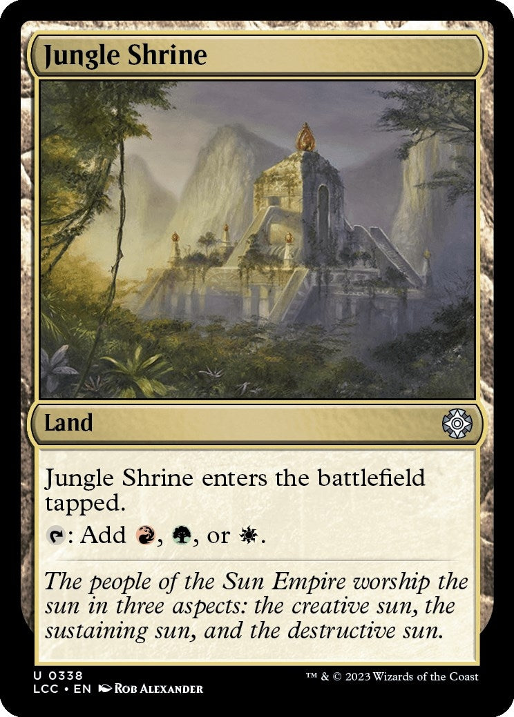 Jungle Shrine (338) (Commander: The Lost Caverns of Ixalan)