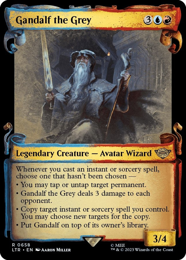 Gandalf the Grey (Showcase Scrolls) (658) (Universes Beyond: The Lord of the Rings: Tales of Middle-earth)