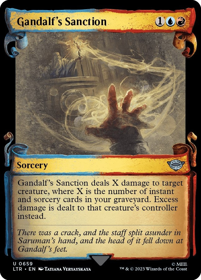 Gandalf's Sanction (Showcase Scrolls) (659) (Universes Beyond: The Lord of the Rings: Tales of Middle-earth)