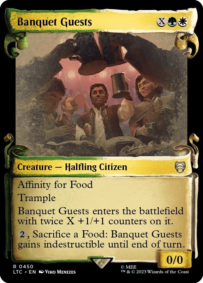 Banquet Guests (Showcase Scrolls) (450) (Commander: The Lord of the Rings: Tales of Middle-earth)