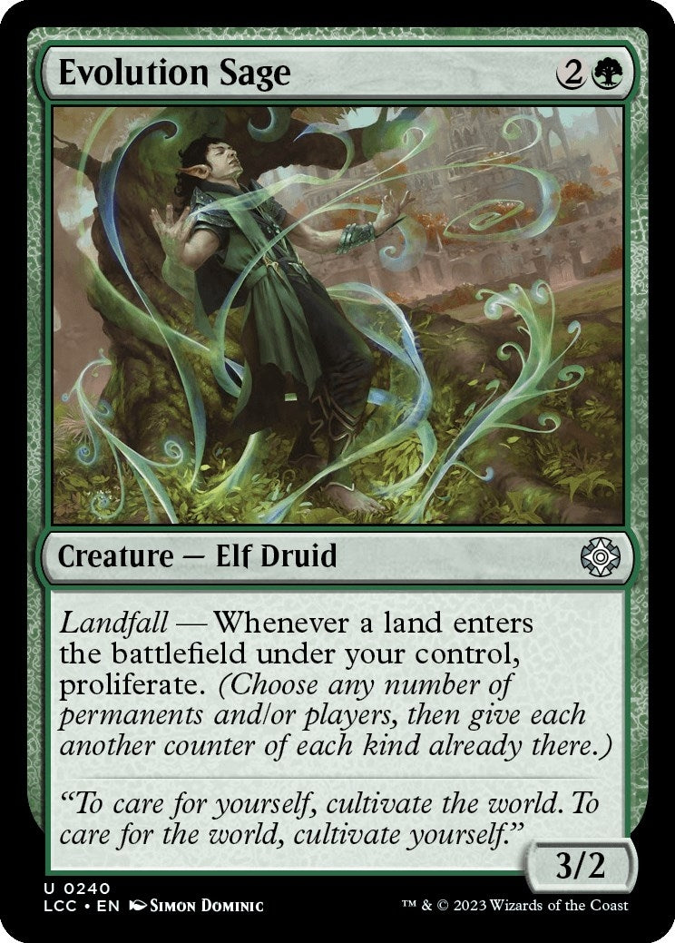 Evolution Sage (240) (Commander: The Lost Caverns of Ixalan)