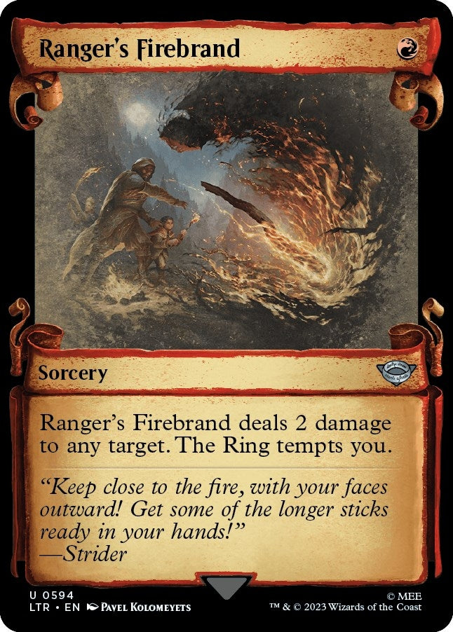 Ranger's Firebrand (Showcase Scrolls) (594) (Universes Beyond: The Lord of the Rings: Tales of Middle-earth)
