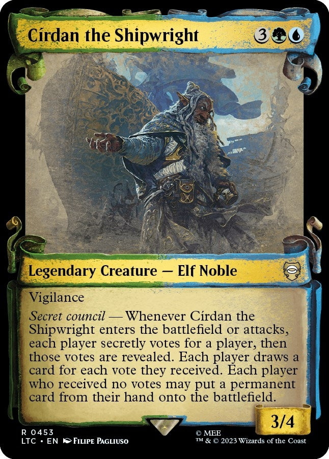 Cirdan the Shipwright (Showcase Scrolls) (453) (Commander: The Lord of the Rings: Tales of Middle-earth)