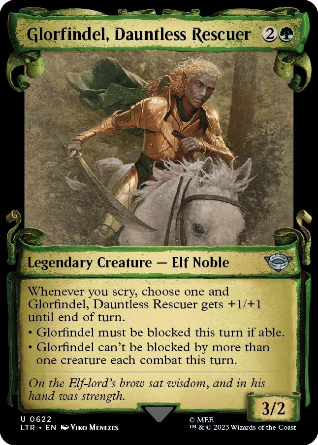 Glorfindel, Dauntless Rescuer (Showcase Scrolls) (622) (Universes Beyond: The Lord of the Rings: Tales of Middle-earth)