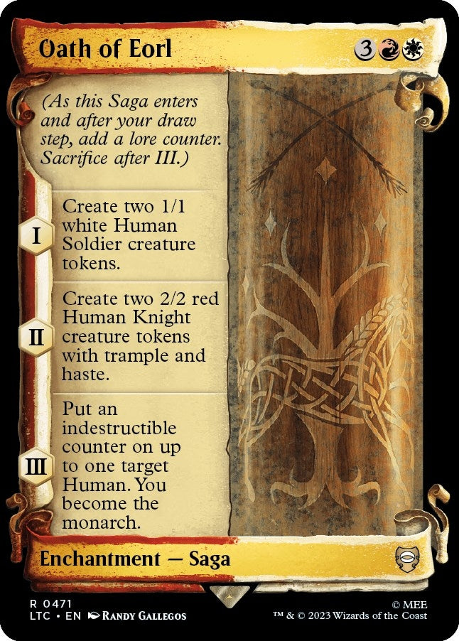 Oath of Eorl (Showcase Scrolls) (471) (Commander: The Lord of the Rings: Tales of Middle-earth)
