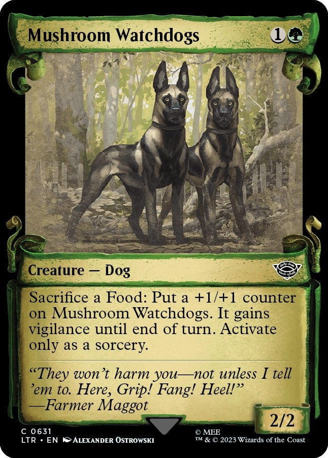 Mushroom Watchdogs (Showcase Scrolls) (631) (Universes Beyond: The Lord of the Rings: Tales of Middle-earth)
