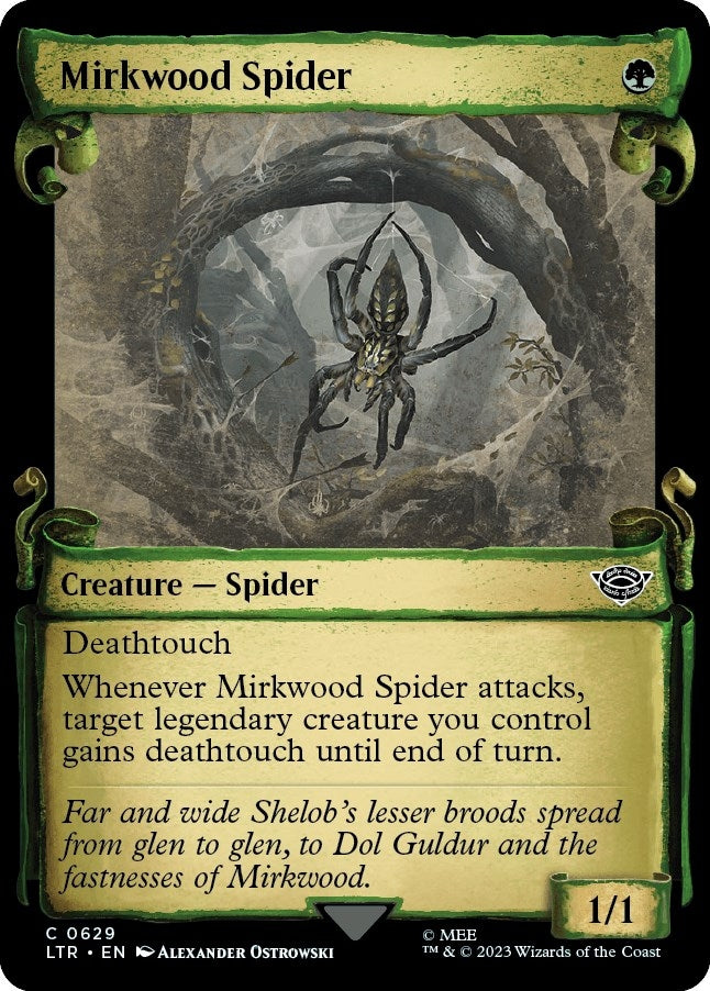 Mirkwood Spider (Showcase Scrolls) (629) (Universes Beyond: The Lord of the Rings: Tales of Middle-earth)