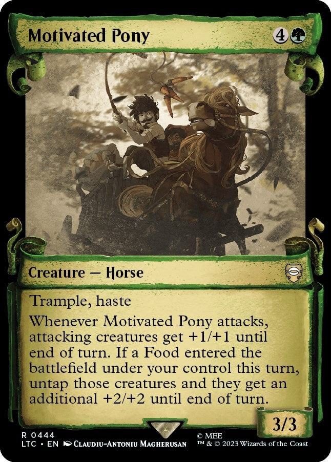 Motivated Pony (Showcase Scrolls) (444) (Commander: The Lord of the Rings: Tales of Middle-earth)