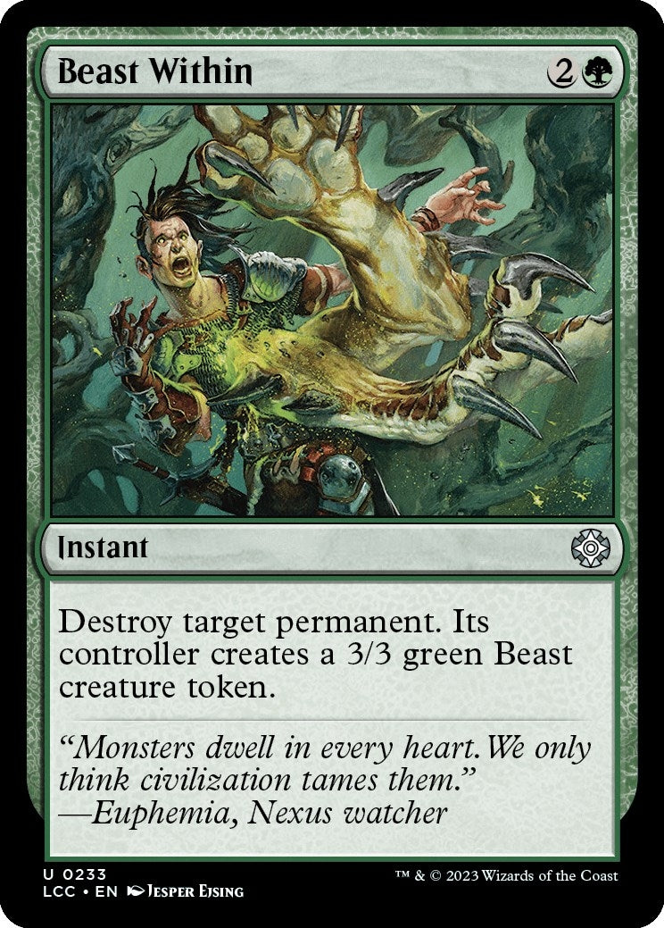 Beast Within (233) (Commander: The Lost Caverns of Ixalan)
