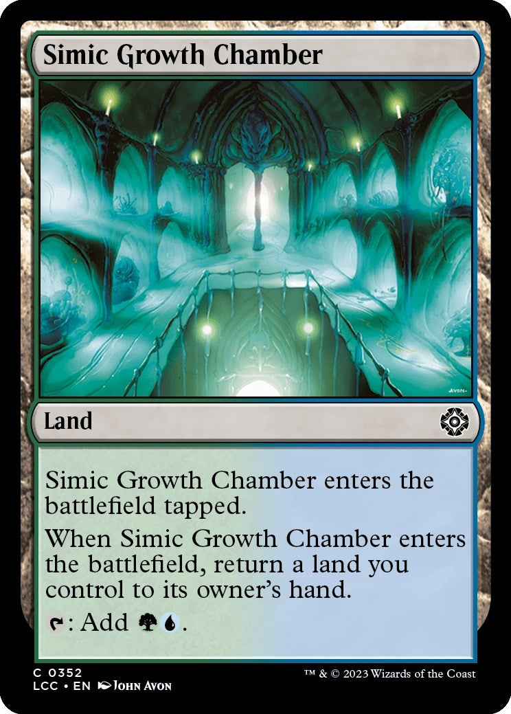 Simic Growth Chamber (352) (Commander: The Lost Caverns of Ixalan)