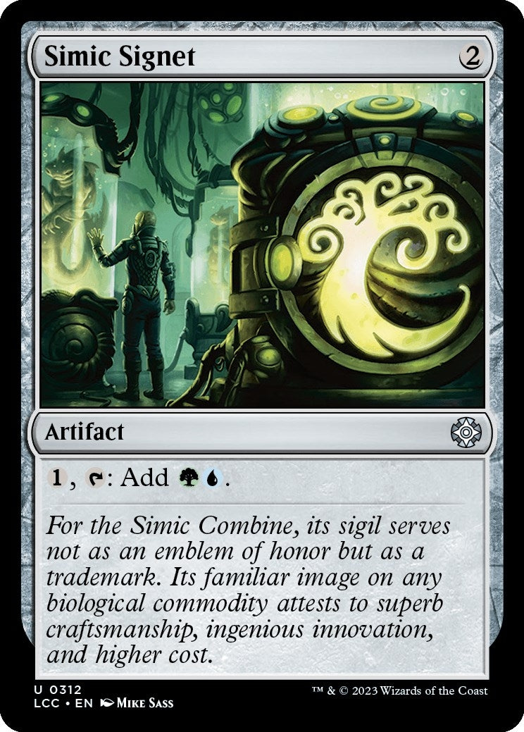 Simic Signet (312) (Commander: The Lost Caverns of Ixalan)