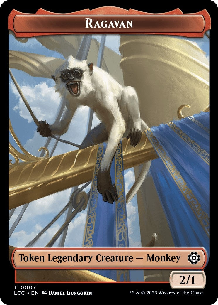 Ragavan // Treasure Double-Sided Token (7 // 18) (Commander: The Lost Caverns of Ixalan)
