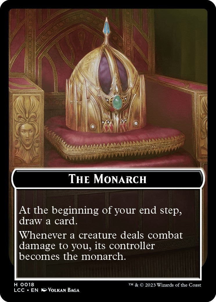 The Monarch // Pirate Double-Sided Token (18 // 5) (Commander: The Lost Caverns of Ixalan)