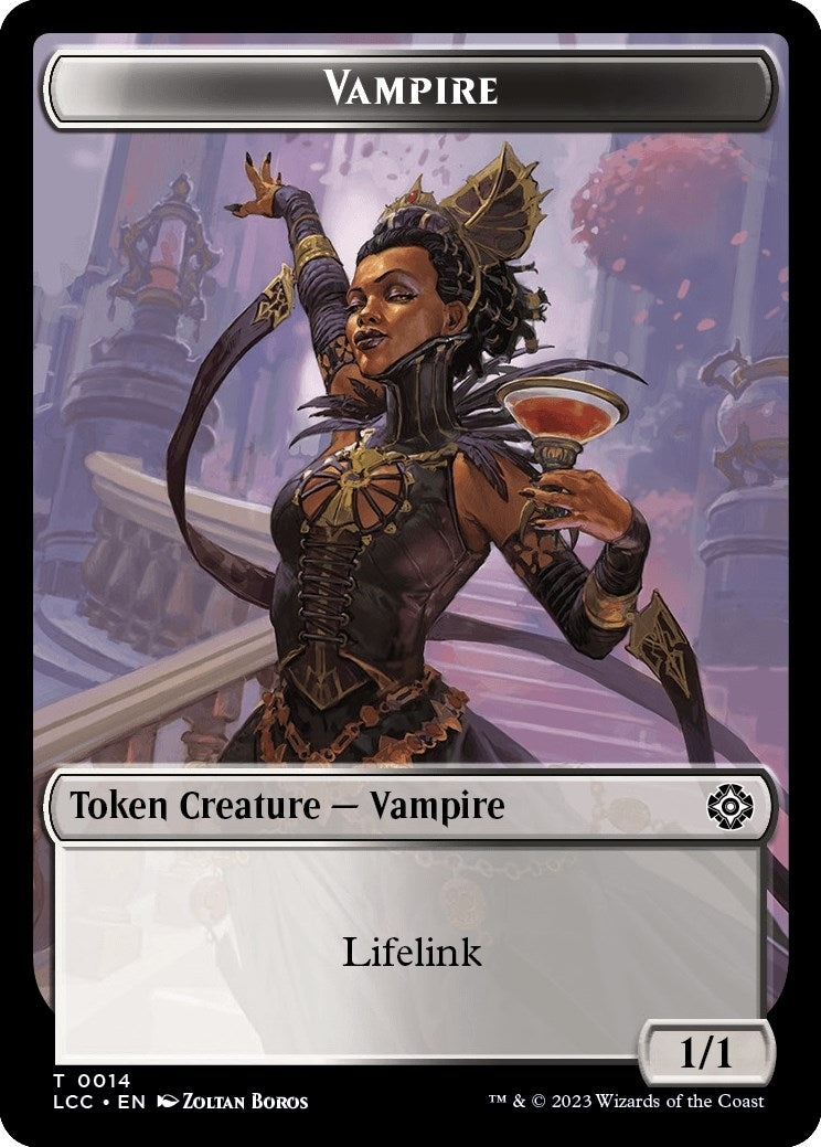Vampire (0014) // Vampire Demon Double-Sided Token (14 // 15) (Commander: The Lost Caverns of Ixalan)