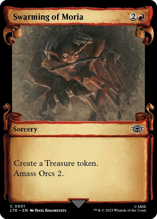 Swarming of Moria (Showcase Scrolls) (601) (Universes Beyond: The Lord of the Rings: Tales of Middle-earth)