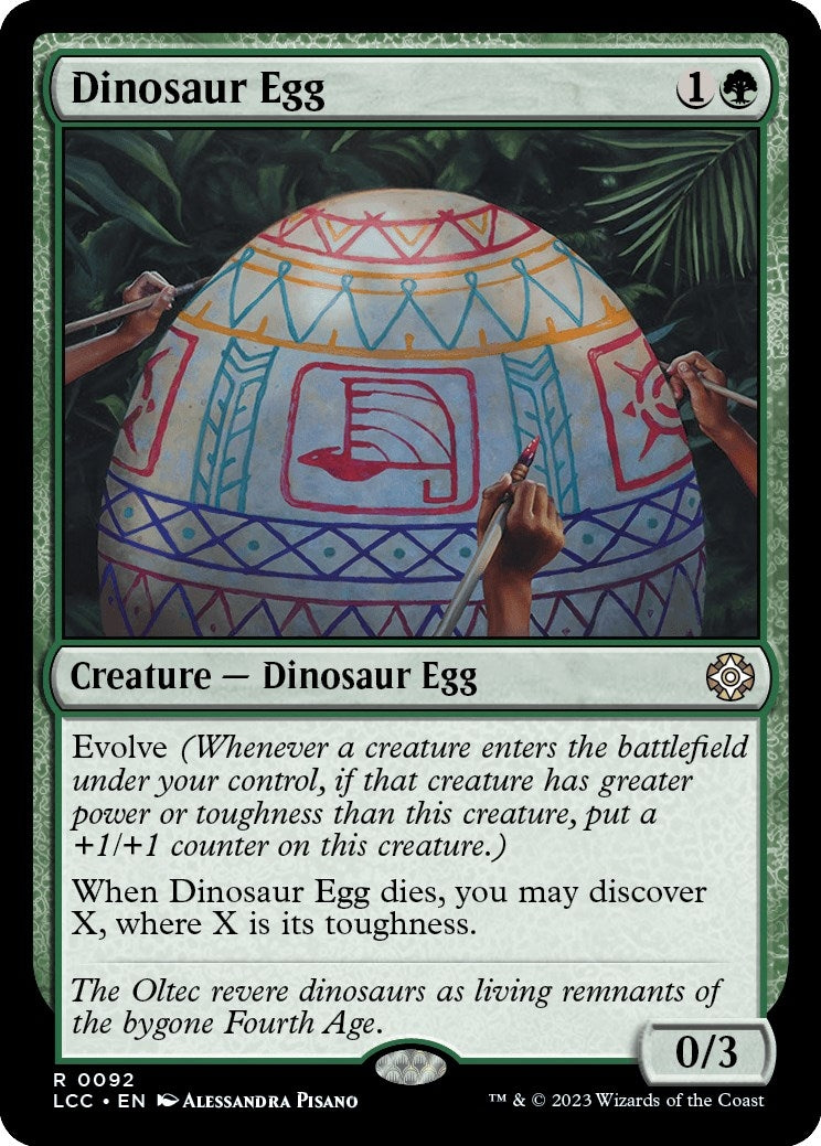 Dinosaur Egg (92) (Commander: The Lost Caverns of Ixalan)