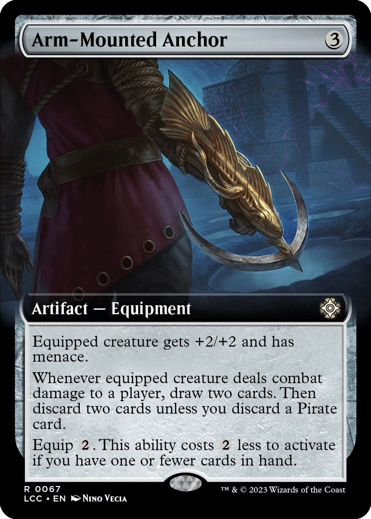 Arm-Mounted Anchor (Extended Art) (67) (Commander: The Lost Caverns of Ixalan)