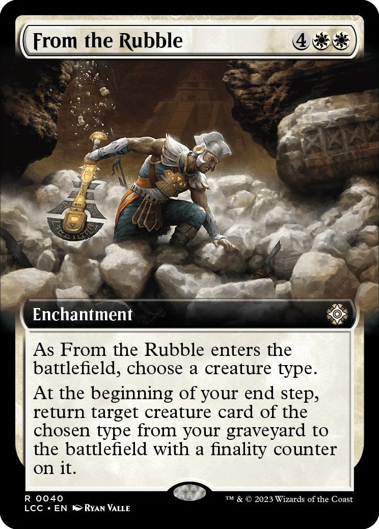 From the Rubble (Extended Art) (40) (Commander: The Lost Caverns of Ixalan)
