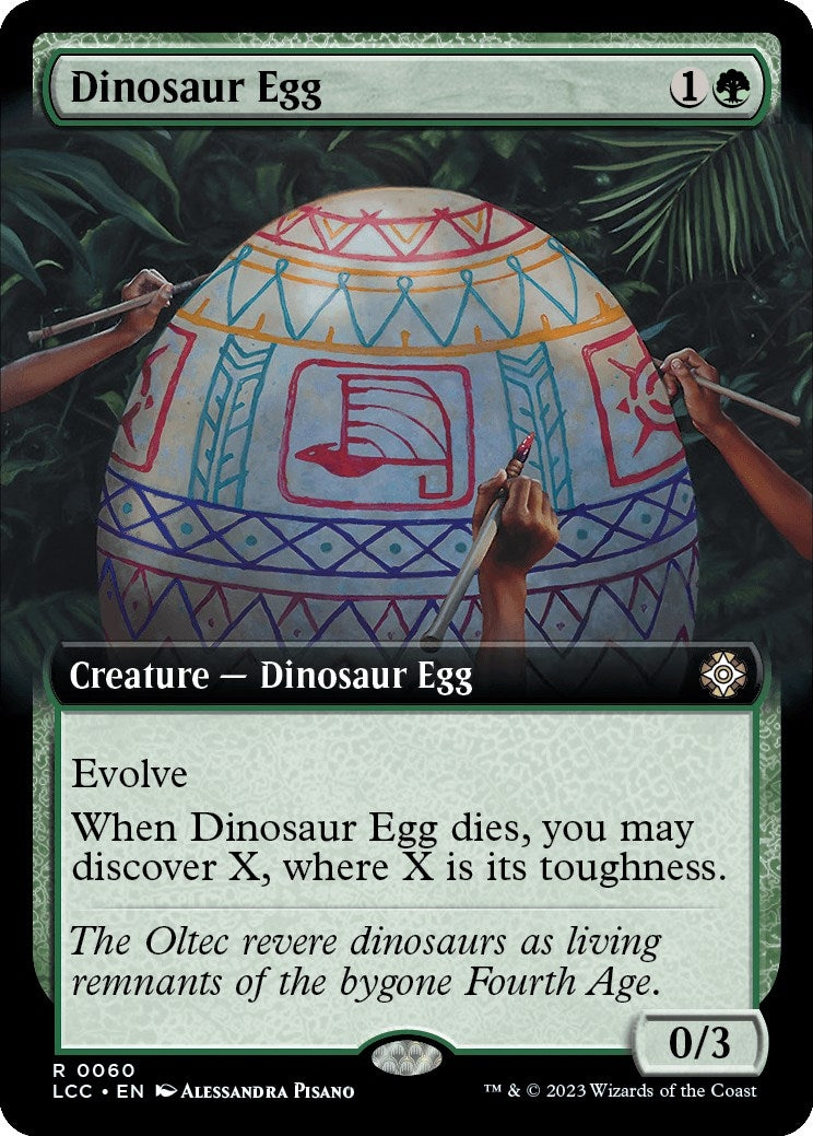 Dinosaur Egg (Extended Art) (60) (Commander: The Lost Caverns of Ixalan)