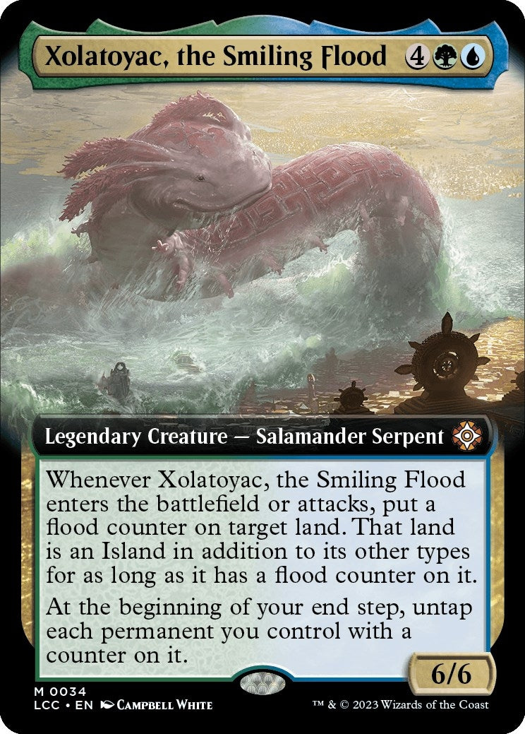Xolatoyac, the Smiling Flood (Extended Art) (34) (Commander: The Lost Caverns of Ixalan)
