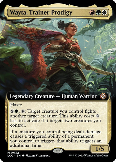 Wayta, Trainer Prodigy (Extended Art) (32) (Commander: The Lost Caverns of Ixalan)