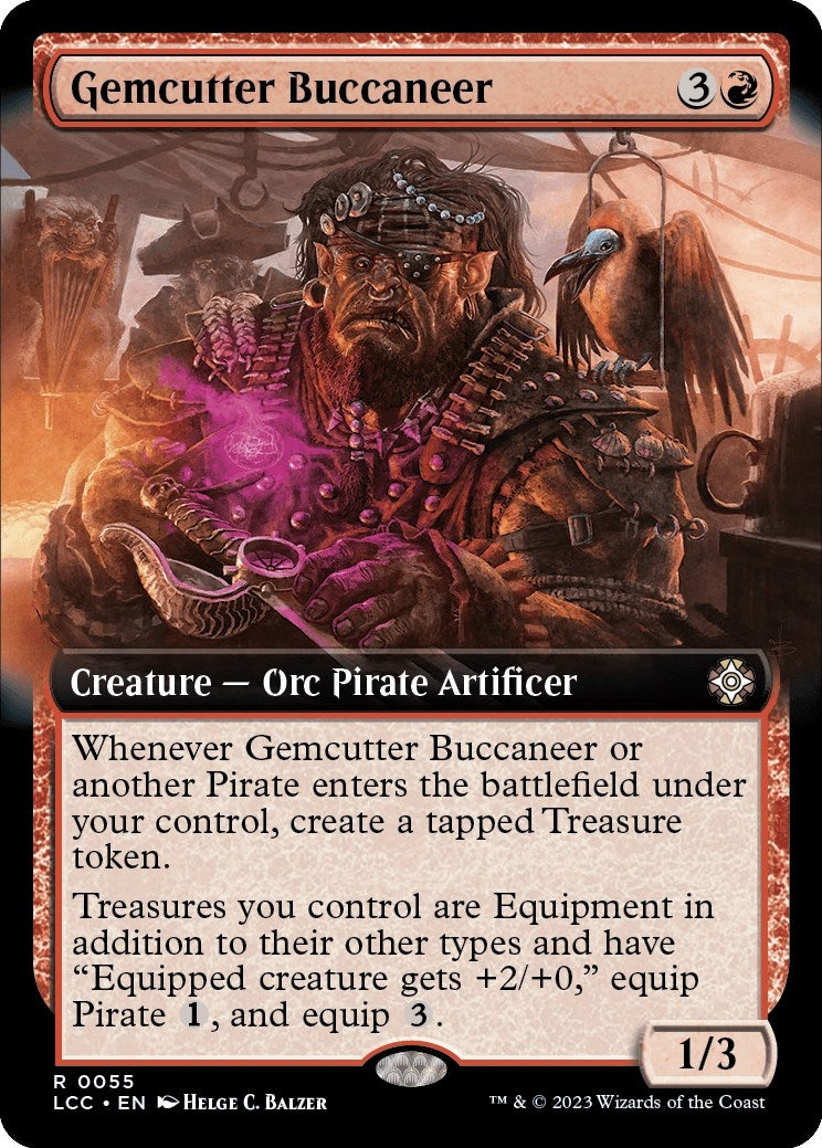 Gemcutter Buccaneer (Extended Art) (55) (Commander: The Lost Caverns of Ixalan)