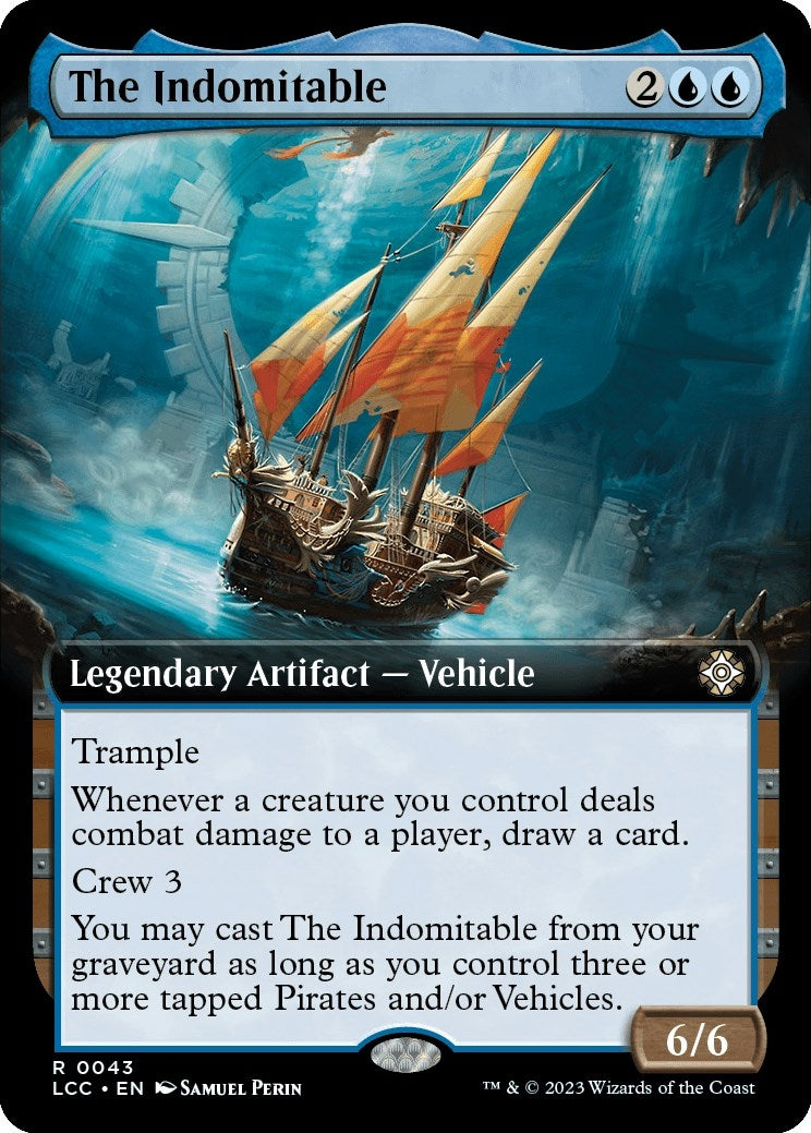 The Indomitable (Extended Art) (43) (Commander: The Lost Caverns of Ixalan)