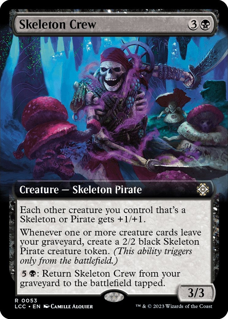 Skeleton Crew (Extended Art) (53) (Commander: The Lost Caverns of Ixalan)