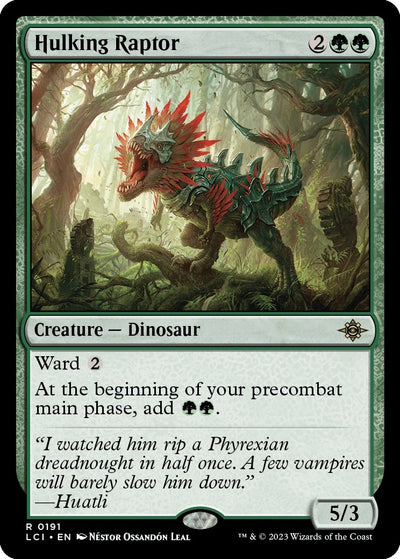 Hulking Raptor (191) (The Lost Caverns of Ixalan)