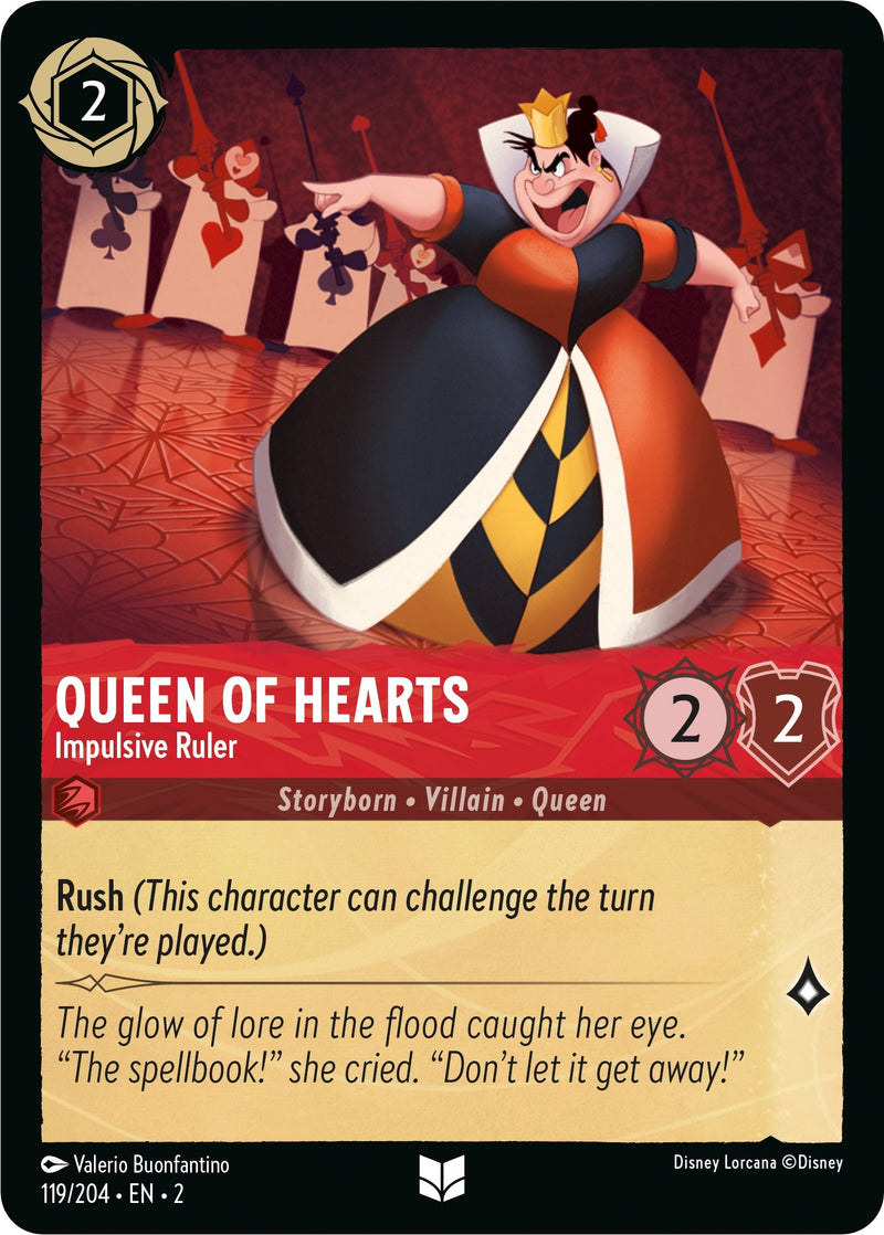 Queen of Hearts - Impulsive Ruler (119/204) (Rise of the Floodborn)
