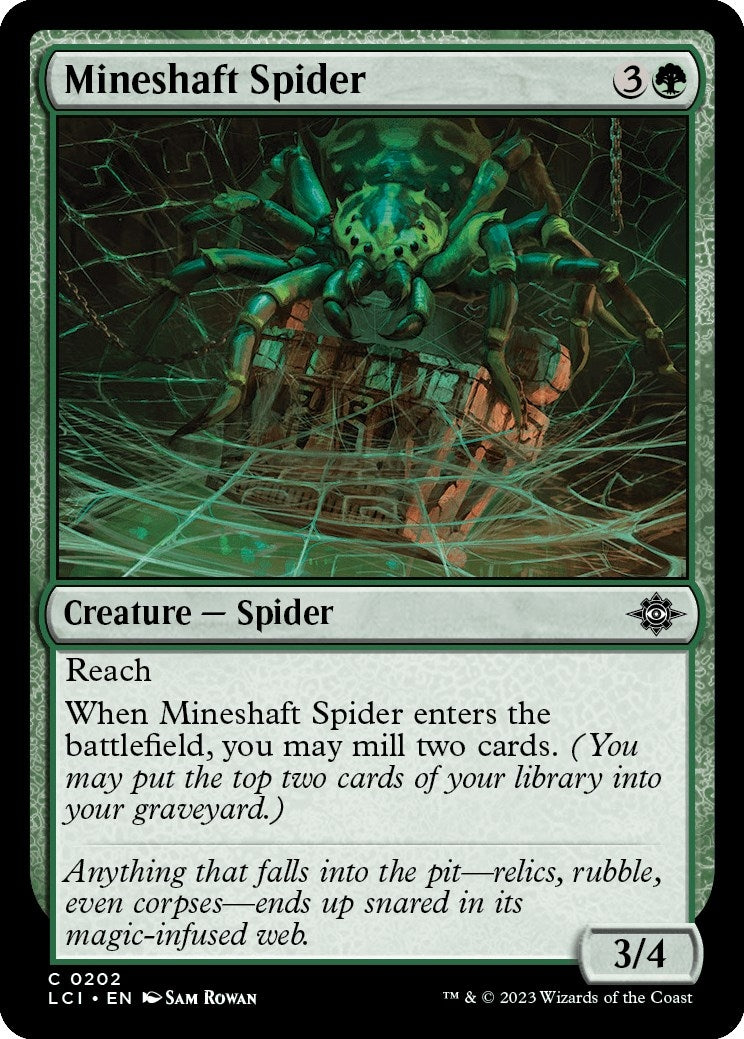 Mineshaft Spider (202) (The Lost Caverns of Ixalan)