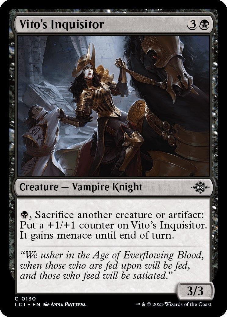 Image for Vito's Inquisitor (130) - Magic: The Gathering